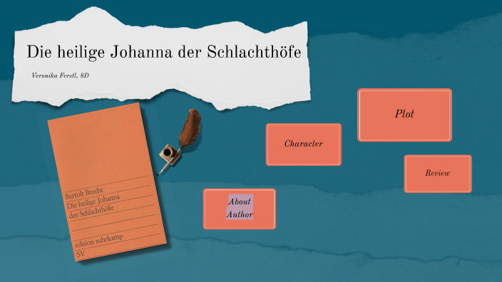 Die Heilige Johanna Der Schlachthöfe Zusammenfassung prezi.com
