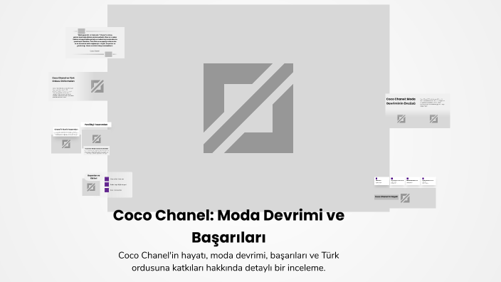 Coco Chanel: Moda Devrimi ve Başarıları by Arven Akdemir on Prezi
