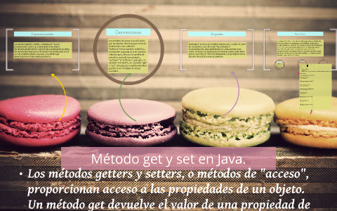 Método get y set en Java by Daniel Cervantes Arellano on Prezi