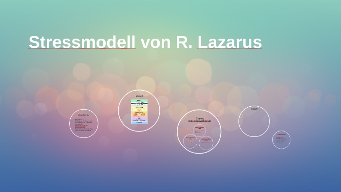 Stressmodell Von R Lazarus By Max Mit