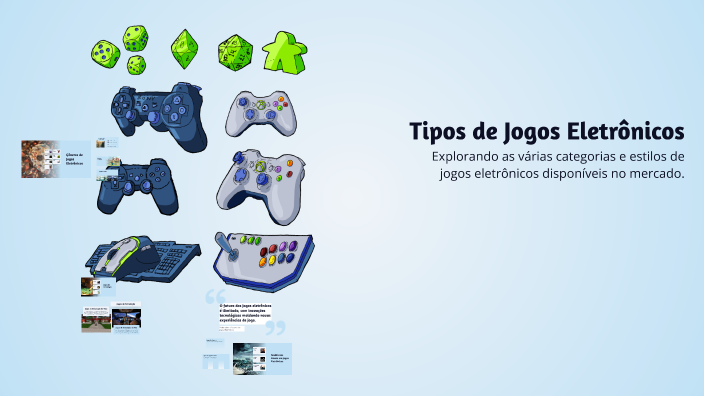 Tipos de Jogos Eletrônicos by Alessandro Monteiro on Prezi