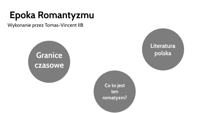 Epoka Romantyzmu by Tomas Vincent on Prezi