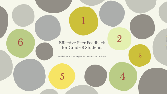 Effective Peer Feedback for Grade 8 Students by Manish Gobin on Prezi