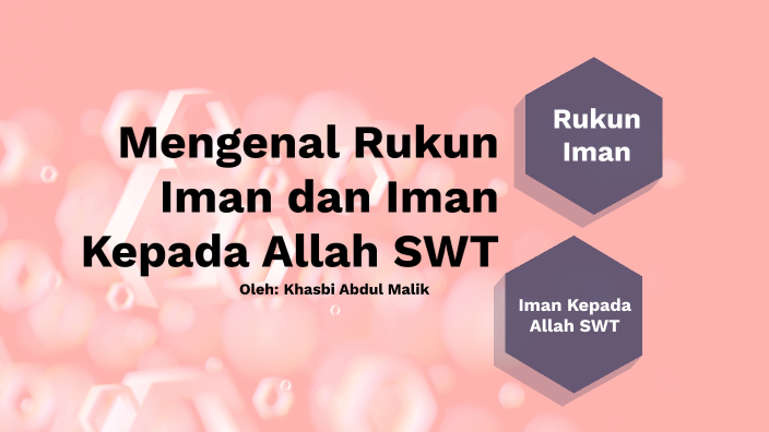 Mengenal Rukun Iman Dan Iman Kepada Allah Swt By Khasbi Elmaliki On Prezi