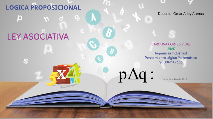 LOGICA PROPOSICIONAL LEY ASOCIATIVA by CAROLINA CORTES VIDAL on Prezi