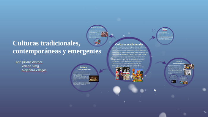 Que Es Cultura Tradicional Contemporanea Y Emergente