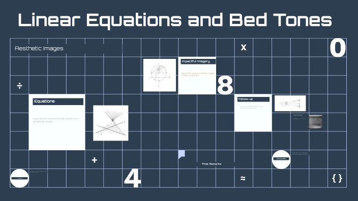 Linear Equations and Bed Tones by валерия бобешко on Prezi