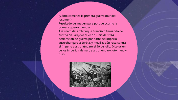 La Primera Guerra Mundial by LUNA MARIAN PONCE RODRIGUEZ on Prezi