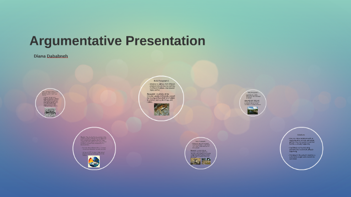 Argumentative Presentation by Diana Dababneh on Prezi