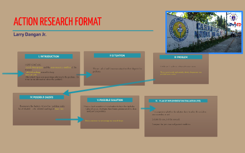 action research paper parts