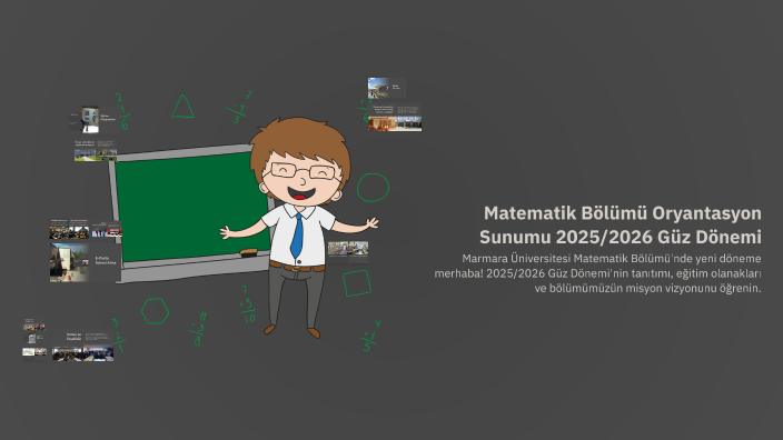 Matematik Bölümü Oryantasyon Sunumu 2025/2026 Güz Dönemi by Hilal ...