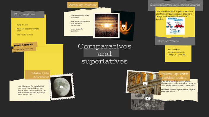 Comparatives & Superlatives by Erick Perla on Prezi