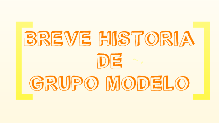 HISTORIA DE GRUPO MODELO by Alfredo Alonso