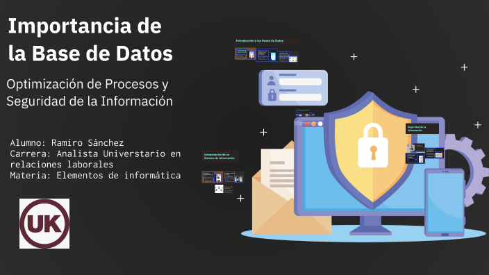 Importancia de la Base de Datos by Ramiro Sanchez on Prezi