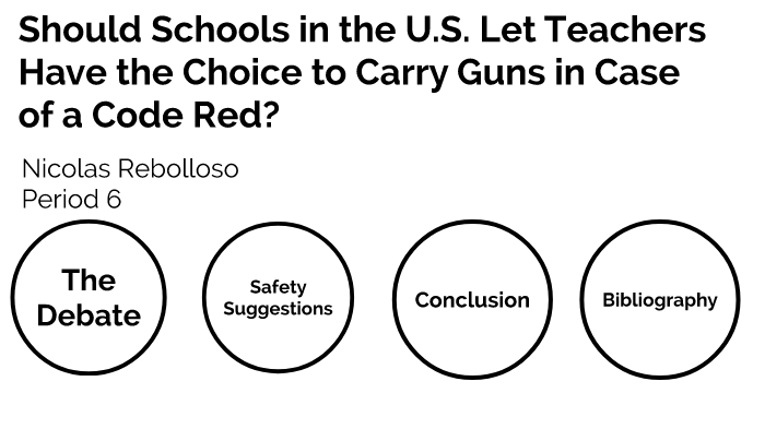 essay on why teachers should carry guns