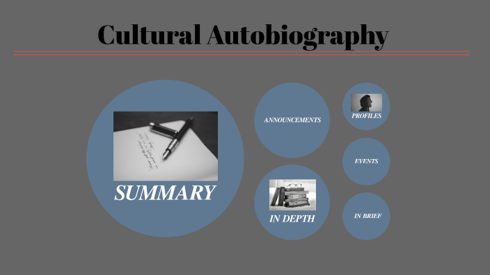 cultural autobiography powerpoint