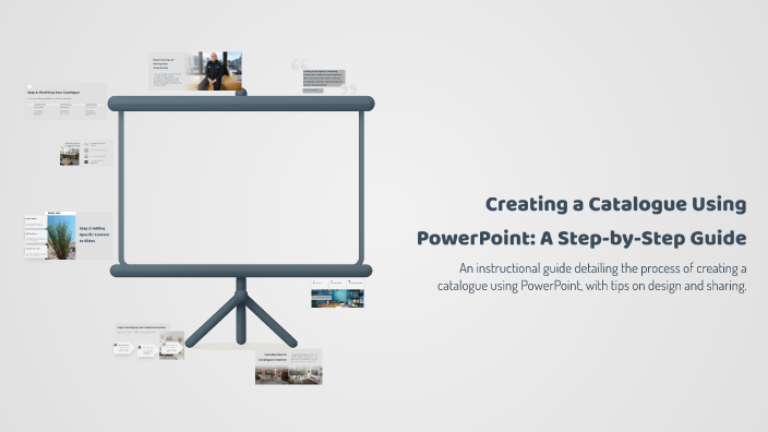 Catalog Using Powerpoint Creating a Catalogue Using PowerPoint: A Step-by-Step Guide by Angelie ...