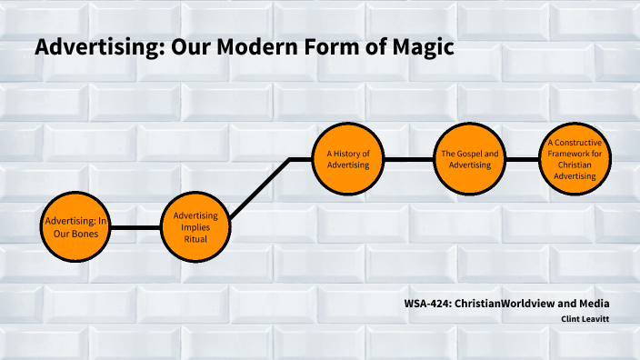 Topic 4 | Advertising: Our Modern Form of Magic by Clint Leavitt on Prezi