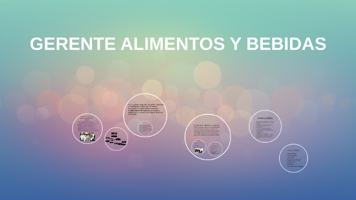 Gerente Alimentos Y Bebidas By Candy Reynoso On Prezi 5580