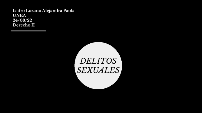 Delitos Sexuales By Paola Lozano 1351