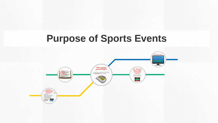 Purpose Of Sports Events