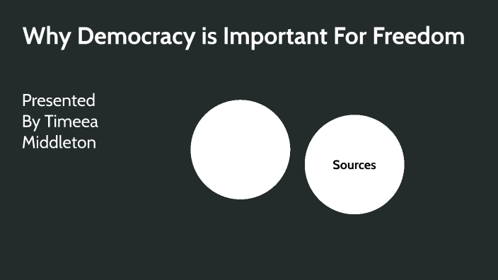 Why Democracy Is Important For Every Individuals Freedom By Timeea ...