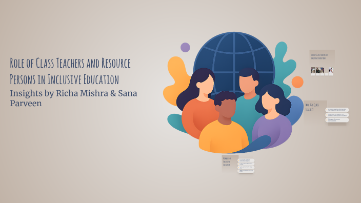 Role of Class Teachers and Resource Persons in Inclusive Education by ...