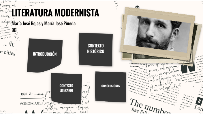 Literatura Modernista by Maria jose rojas montenegro on Prezi