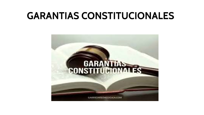 GARANTIAS CONSTITUCIONALES By Mariel Meneses On Prezi