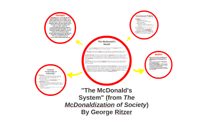 the mcdonaldization thesis