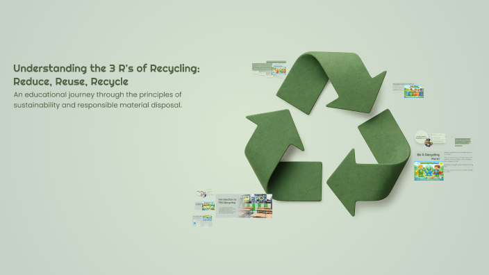 3 R Recysle Understanding the 3 R's of Recycling: Reduce, Reuse, Recycle by JG on Prezi