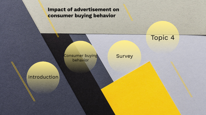 Impact Of Advertisement On Consumer Buying Behaviour By Siya Shah On Prezi