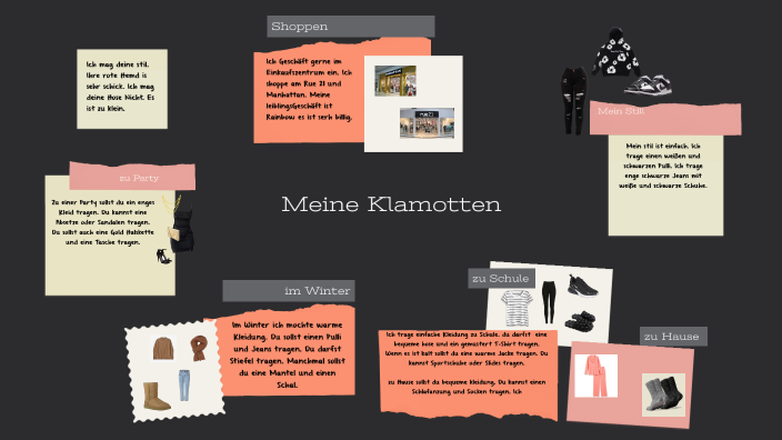 Meine Klamotten by Katelyn Grate on Prezi