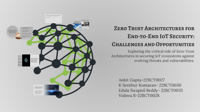 Zero Trust Architectures for End-to-End IoT Security: Challenges and ...