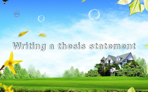Writing a thesis statement by Stash 90 on Prezi