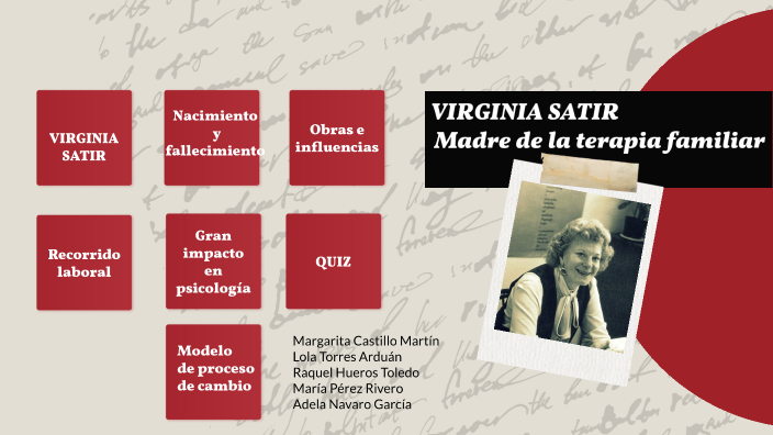 Virginia Satir by lola Torres on Prezi Next