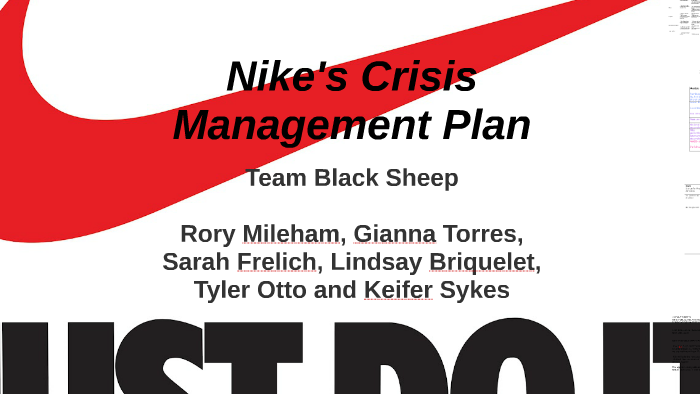 nike crisis management