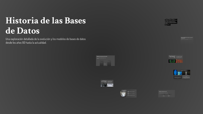 Historia de las Bases de Datos by Yair Jose Castrillo Galvis on Prezi