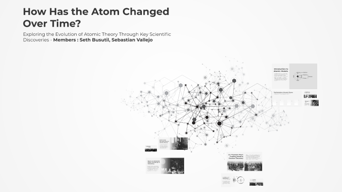 How Has the Atom Changed Over Time? by Sebastian Vallejo on Prezi