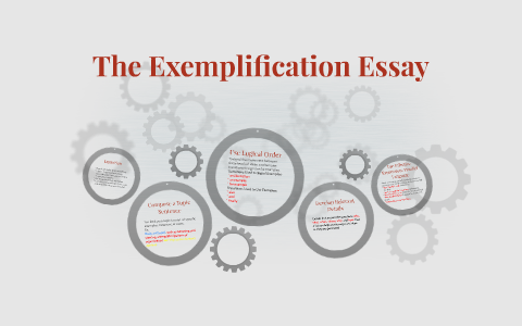 Exemplification Essays