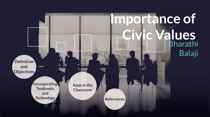 importance of values to the society in civic education