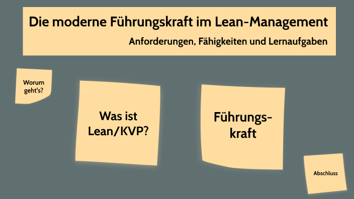 Die moderne Führungskraft im Lean-Management by Marie-Therese Stedry
