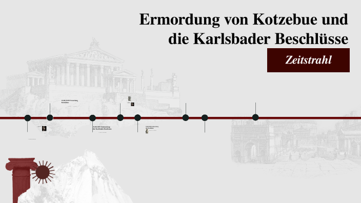 Wann Waren Die Karlsbader Beschlüsse Ermordung von Kotzebue und die Karlsbader Beschlüsse by Maentes M on Prezi