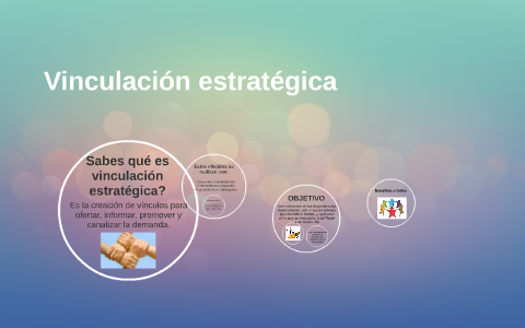 Sabes Qué Es Vinculación Estratégica? By Gila Avila On Prezi