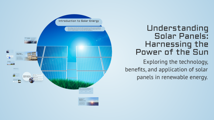 Understanding Solar Panels: Harnessing the Power of the Sun by Jerome ...