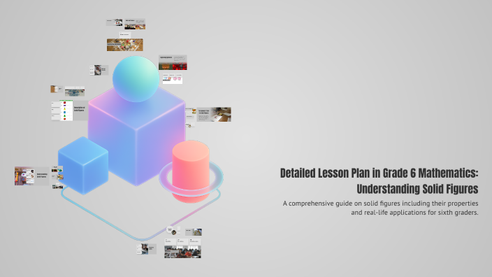 Detailed Lesson Plan in Grade 6 Mathematics: Understanding Solid ...