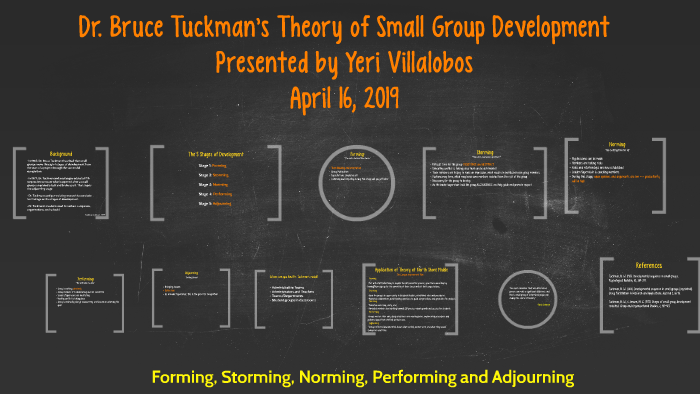 Dr. Bruce Tuckman's Theory of Small Group Development by Yeri ...