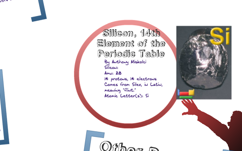 Silicon, 14th element of the periodic table by on Prezi