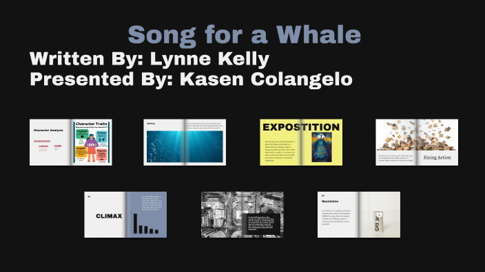 Song for a Whale Written By: Lynne Kelly Presented By: Kasen Colangelo ...