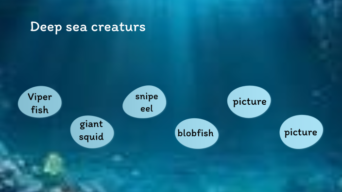 Deep sea creatures by Myles Murray on Prezi